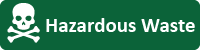 Hazardous Waste graphic icon Button